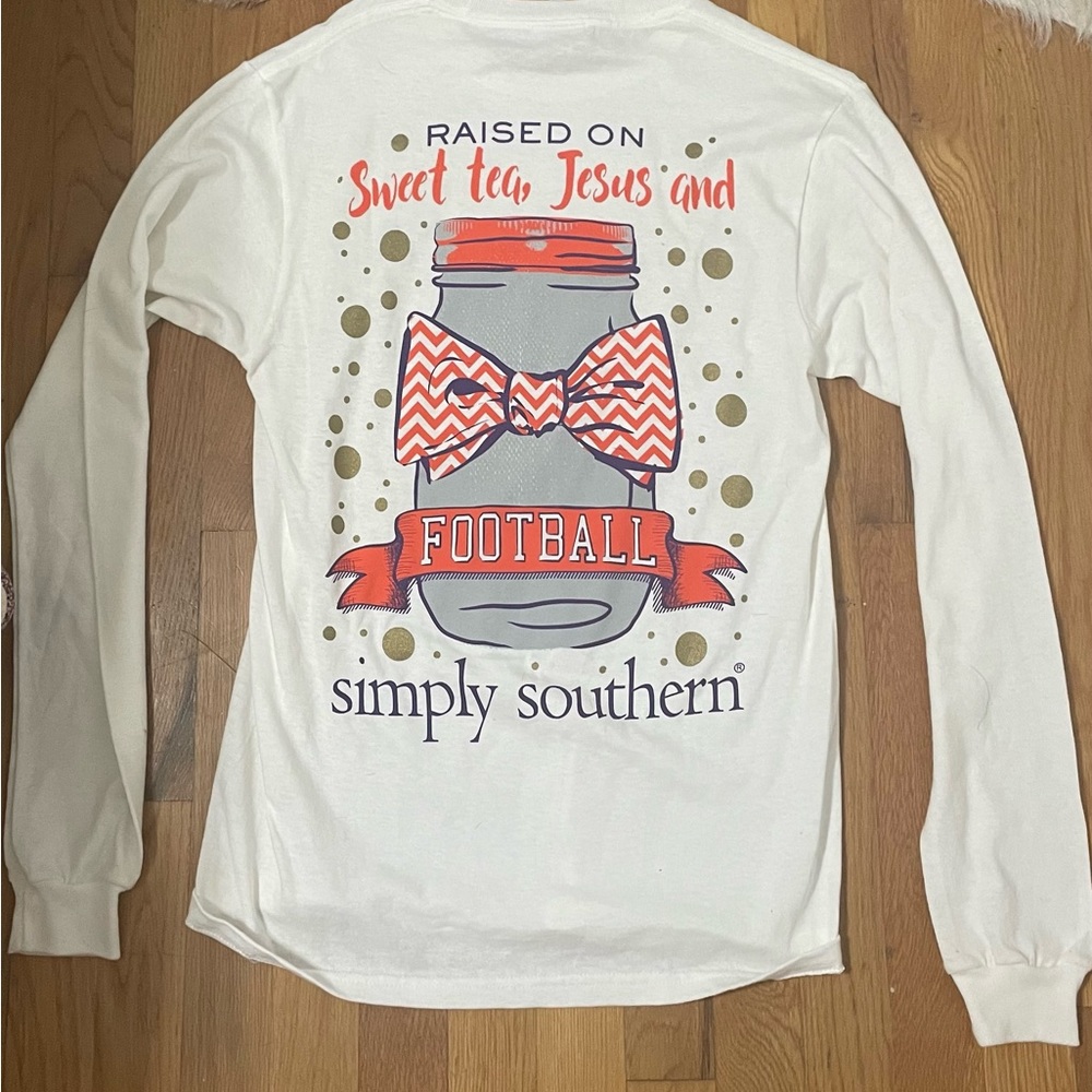 NWOT Clemson Simply Southern long sleeve